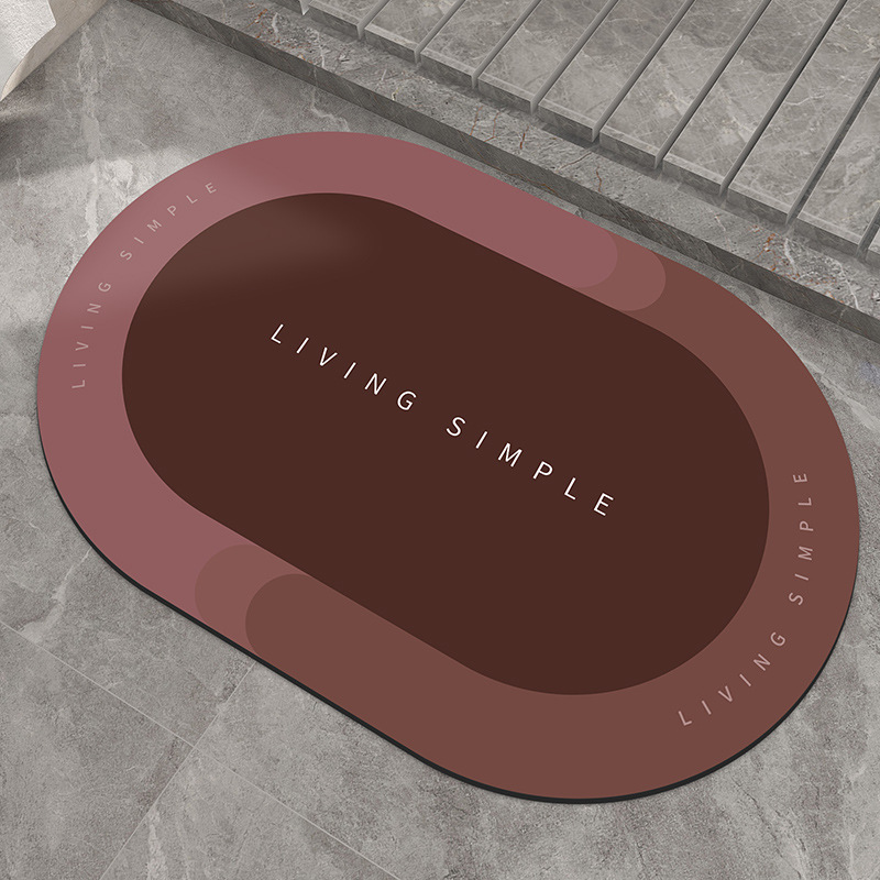 Super Absorbent Bath Mat – Quick-Dry Non-Slip Bathroom & Door Floor Mat