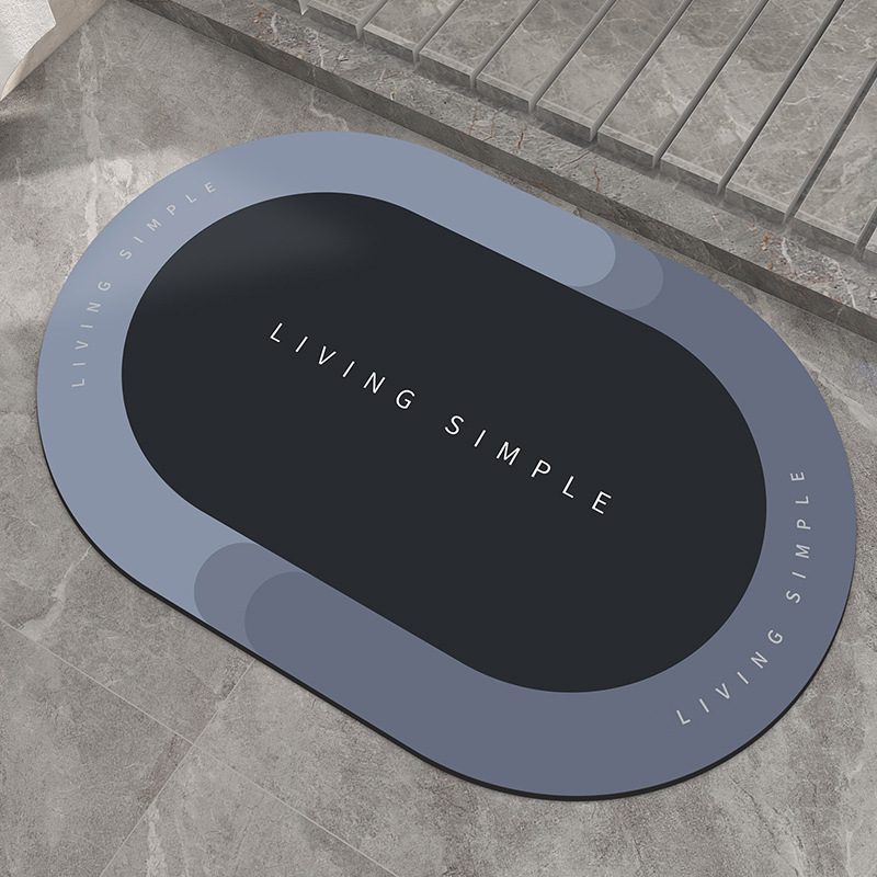 Super Absorbent Bath Mat – Quick-Dry Non-Slip Bathroom & Door Floor Mat