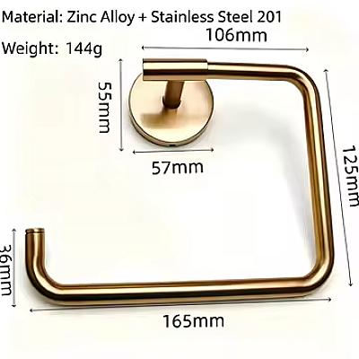 Modern Metal Hand Towel Ring – Rust-Resistant Bathroom & Kitchen Towel Holder 5