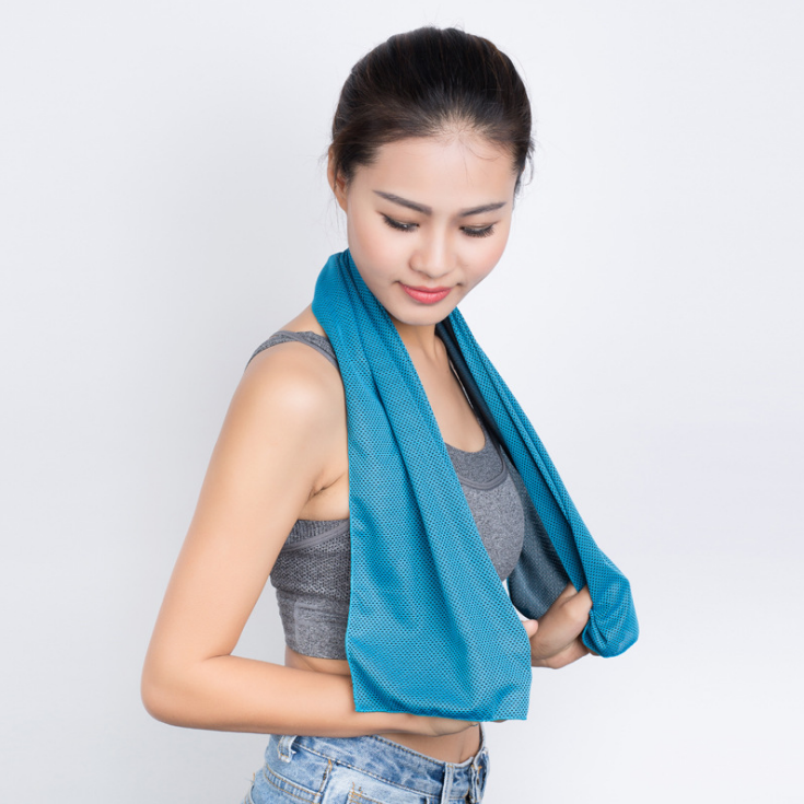 Sports Cooling Towel – Quick-Dry Sweat-Absorbent Towel for Gym, Yoga, Swimming & Cycling