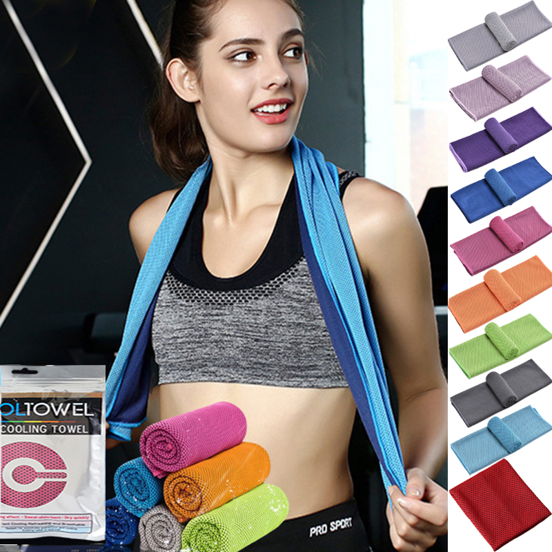 Sports Cooling Towel – Quick-Dry Sweat-Absorbent Towel for Gym, Yoga, Swimming & Cycling