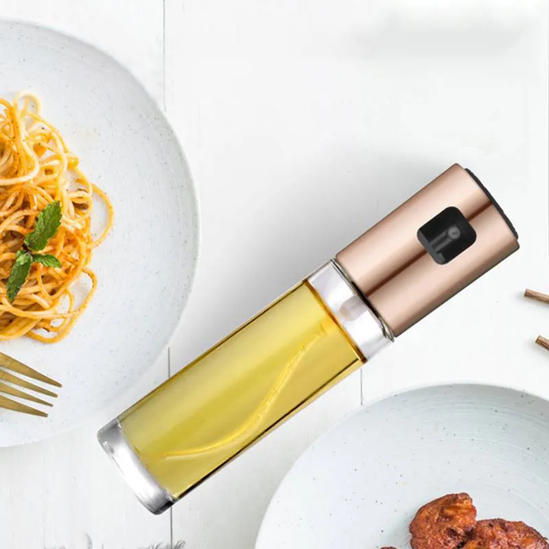 100ml Oil & Vinegar Sprayer – Leakproof Glass Cooking Oil Spray Bottle for Kitchen & BBQ
